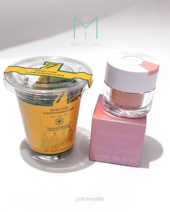 ♡MAY ISLAND♡珍珠提亮BB霜、秘密毛孔透明粉磨砂膏