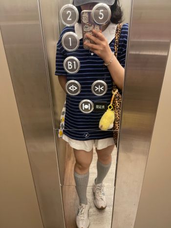 我的上班電梯打卡穿搭