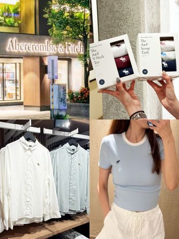 Abercrombie & Fitch重返台北東區！麋鹿T恤、鬆弛感洋裝「輕度假風」雙層樓超好逛！