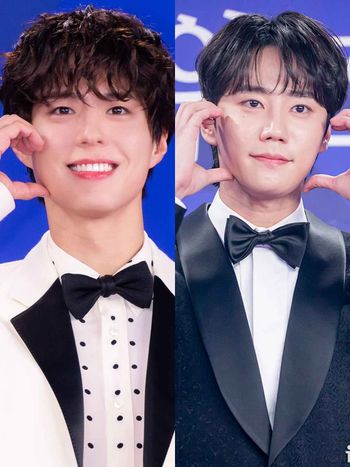 洗眼睛了！2025《青龍系列大獎》紅毯男神集合！朴寶劍、李濬榮雙王子降臨，狂比愛心可愛爆擊！