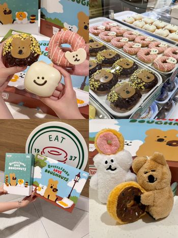 Krispy Kreme矮袋鼠甜甜圈可愛瘋！DINOTAENG聯名即將開賣！周邊吊飾、貼紙得一起帶走！