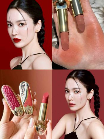 宋慧喬同款！嬌蘭2025秋季彩妝「奢貴鳥羽」化為紅寶之吻唇膏彩殼，史上最美限定裸色、喬妹色號必收！