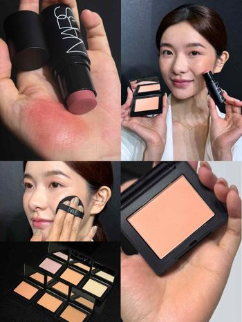 NARS全新「高調炫色眼頰棒」登場！最美香檳蜜桃色，一筆完成眼頰唇極簡妝容，搭配「炫色腮紅」打造最美氛圍感妝容！