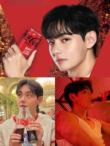 BTS V金泰亨成可口可樂品牌大使！IG偷曬瓶裝可樂合照帥翻、私下最愛「這款」可樂找到了！