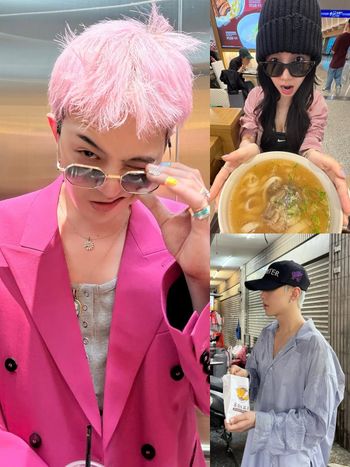 2025最新韓星來台必吃美食盤點！SVT Hoshi狂嗑地瓜球超可愛、Karina桃園機場同款牛肉麵找到了！