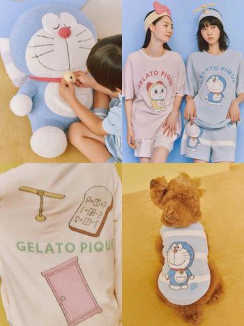 竹蜻蜓髮帶太欠收！日妞最愛GELATO PIQUE攜手哆啦A夢！「任意門、記憶吐司」穿上身好療癒！