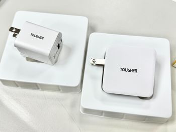 （手機週邊推薦）TOUGHER堅韌者－氮化鎵閃充充電器～快速充電、體積小巧、低發熱量、高轉換率～現代人必備3Ｃ手機配件！
