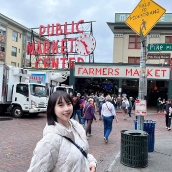 【美國- Seattle】丟魚秀、金豬、第一家星巴克、口香糖牆、美食地圖│ Pike Place Market