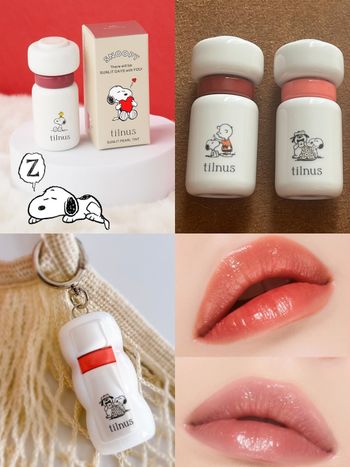史努比來報到！PEANUTS攜手TILNUS推出「閃光珍珠水唇釉」限量聯名，集可愛與顏值於一身！