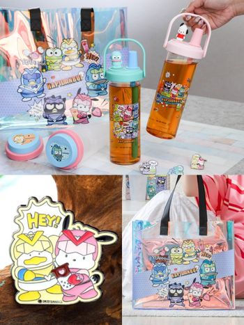 可愛攻勢再一波！清心福全×三麗鷗聯名「帕恰狗冷水壺、人魚漢頓炫彩提袋」Q到要想全帶回家！