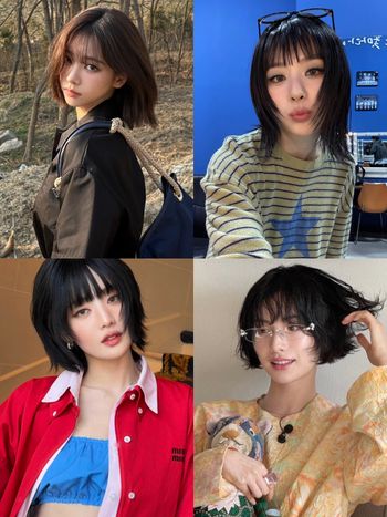 2025韓國女生「短髮範本」推薦！NANA復古燙、瑟琪雲朵捲、Minnie層次剪...，韓星同款都帶有捲度和層次！