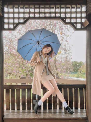 最近出國都帶這支文青美傘🌂