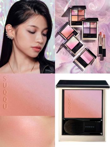 SUQQU夏限定彩妝新品！首波主打「貓眼暈染」漸層柔光頰彩、細閃大理石眼影盤...，打造降溫系仙氣夏妝！