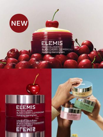 2025限定新香上市！英國頂奢保養品牌ELEMIS「甜慾黑櫻桃」精油卸妝膏強勢來襲！