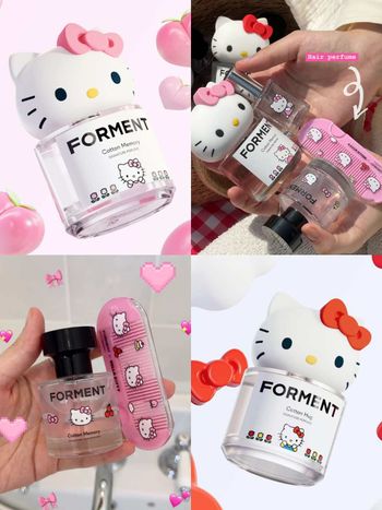 開賣即爆單！韓國人氣寶寶香氛再度聯名三麗鷗，必收藏Hello Kitty香水瓶蓋、限量髮香水再送隨身梳！