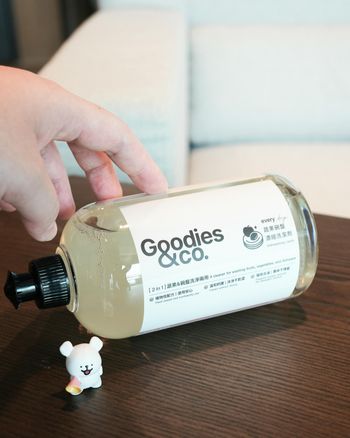 Goodies&Co.二合一蔬果碗盤洗潔劑讓人洗得安心又療癒！