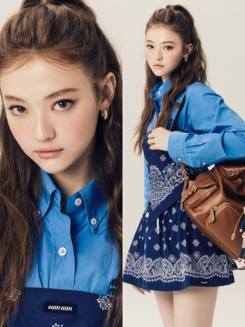 MEOVV奢牌代言再加一！ELLA火速拿下Miu Miu品牌大使！精緻臉十頭身、根本生來當愛豆的！