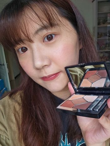 質感眼影盤 DIOR 迪奧經典五色眼影法式印花