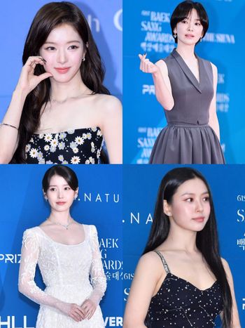 2025百想藝術大賞紅毯女神十美！IU化身古世紀千金、宋慧喬大展「喬氏鬆弛美」、盧正義被讚人間芭比，這位美到直播當機！