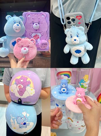 彩虹熊Care Bears在7-11！萌翻「立體小熊電腦包、絨毛手拿包、造型馬克杯」全都超欠買！