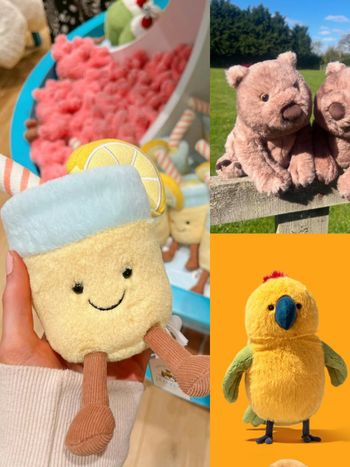 2025年Jellycat必買7大夏季新品推薦！圓滾滾袋熊可愛爆炸、Q翻「檸檬水」開賣就被搶爆！