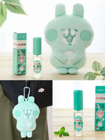 炎熱夏天必備！日本開賣卡娜赫拉聯名薄荷油噴霧、Q翻瓶身+薄荷色兔兔絨毛小包超欠收藏！