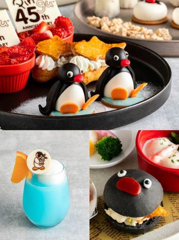 2025日本旅遊必吃「企鵝家族」聯名下午茶！Pingu小漢堡、Pinga奶酪慕斯可愛到捨不得吃！