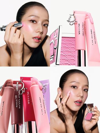JISOO同款精品彩妝來了！2025最新「迪奧專業後台彩妝系列」夏季最美果凍唇蜜、水潤頰彩棒、絲緞霧光頰彩盤，美出新高！