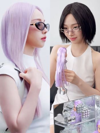 Gentle Monster推出Karina合作系列！紫金髮出鏡廣告美到像AI、卡寶親自開箱眼鏡太可愛！