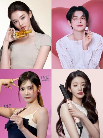 2025上半年十位韓星美妝代言回顧！aespa寧寧桃粉睫毛膏、然竣染唇液、張員瑛輕量吹風機，MEOVV全員接獲新代言！