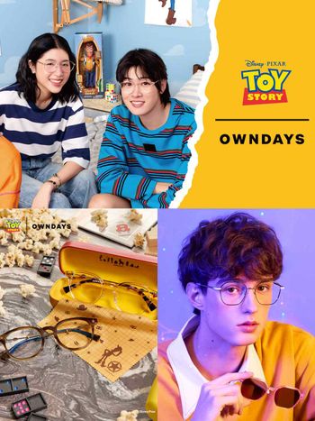 OWNDAYS聯手《玩具總動員》推出12款眼鏡！熊抱哥、三眼怪全都有、胡迪眼鏡盒不能錯過！