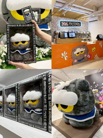 GD愛貓聯名ZO&FRIENDS快閃店搶先逛！巨大ZOA玩偶可愛爆、全系列周邊價格一次看！