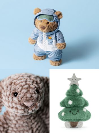 2025聖誕節限定Jellycat曝光！「穿雪衣巴賽羅熊、松果造型兔兔、聖誕樹玩偶」這天軟萌開賣！