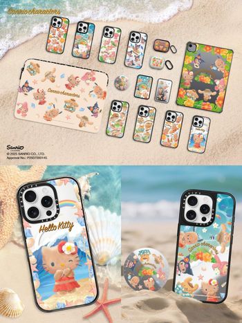 發瘋！CASETiFY推出「曬黑版Kitty」手機殼！限時只賣7天、錯過真的會哭！
