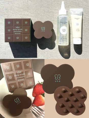 2025最實用情人節禮物！日本賣翻uka「減壓按摩刷」七夕限定版登場，薄荷巧克力配色甜而不膩，養髮舒壓必備！