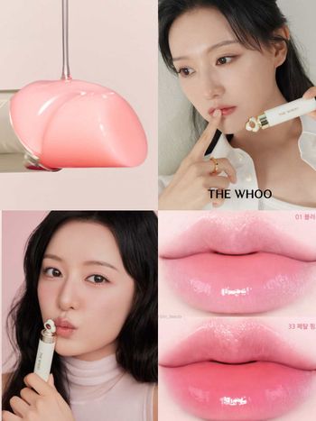 韓國爆賣金智媛欽點粉裸潤唇膏抵台！THE WHOO全新潤色護唇膏，「養膚加滿＋透明潤色光感」一抹實現最美甜潤花瓣粉唇！
