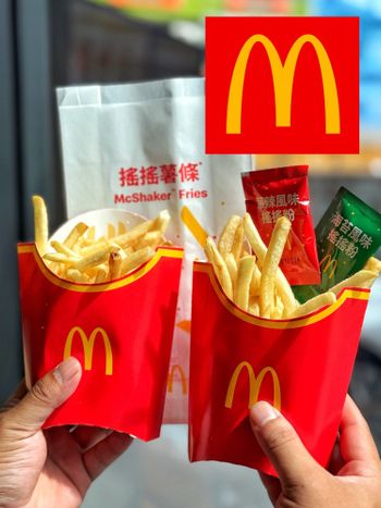 麥當勞搖搖薯條全新回歸😍😍