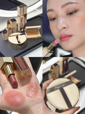 2025下半年最奢華夢幻彩妝！TOM FORD「縱情香草限量系列」設計師唇膏、T型皮革氣墊換上奶霜色外殼，夢幻值破表！