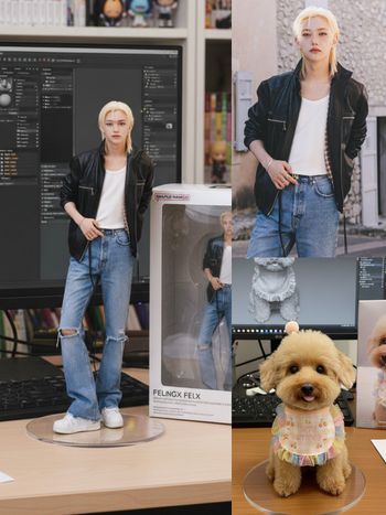 社群瘋玩「真人版公仔」怎麼做？3步驟用AI打造專屬你的公仔模型、寵物也能玩真的太可愛！