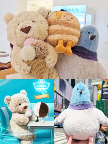 搶錢王Jellycat紐約限定必買5大玩偶推薦！Q翻「吃冰淇淋小熊、胖胖城市鴿子」全都想帶回家！