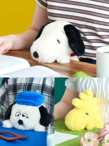 上班族必備「史努比坐姿矯正玩偶」這天開賣！史努比、歐拉夫、糊塗塌客3款造型萌到選不出來！