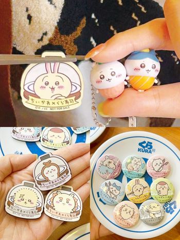 藏壽司又跟吉伊卡哇聯名了！Q翻「炸蝦烏薩奇吊飾&小八鮮度君磁鐵」全都想收、還有保冷袋免費送！
