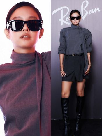 Jennie代言大洗牌？掰了GM驚喜現身Ray-Ban雷朋活動！同款「小臉墨鏡」讓品牌再爆火！