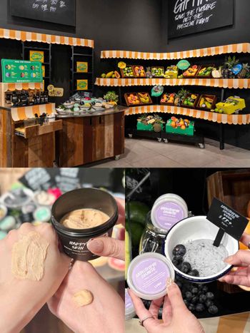 新鮮現做的保養品！LUSH支持天然防腐護膚，「鳳梨潔面霜、藍莓面膜、臉部磨砂膏」用過就回不去、上架秒被瘋搶！