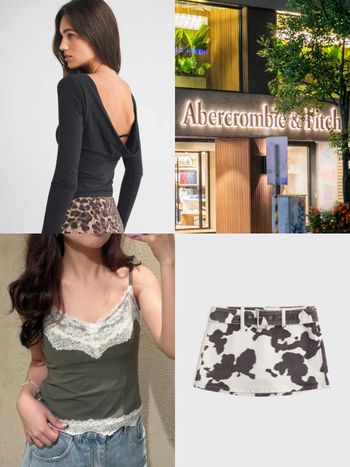大家入店都買這些！A&F隱藏爆款是這幾件！蕾絲背心、牛仔短裙...想當辣妹一定要收！