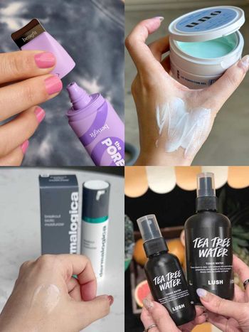 2025溫和痘痘保養！LUSH茶樹爽膚水、曼秀雷敦煥膚棉片，benefit黑頭鏟自帶舒緩凝膠，拔粉刺＋收斂毛孔一支搞定！