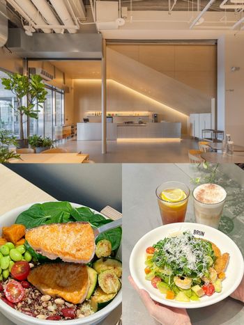 板橋最美早午餐來了！不然BRUN板橋店挑高空間美翻、「煎鮭魚蔬菜沙拉碗」必點菜單一次看！