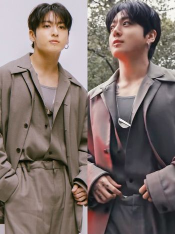 阿米們姨母笑！BTS柾國退伍第一場時裝周來了！CK野獸身材+兔寶寶小臉蛋、這反差太致命！