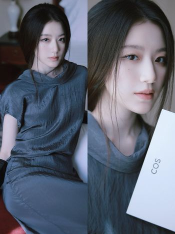 仙女真的存在！舒華第一次參加時裝週！COS紐約大秀「高級清冷風」美到像是畫裡走出來的！