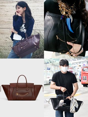 CELINE笑臉包紅回來了？！秀智、金泰亨都搶先揹上身！「拉鍊真的變笑臉」接下來爆款就這咖！